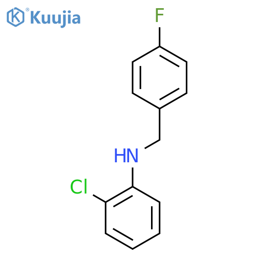 2-Chloro-N-(4-fluorobenzyl)aniline structure