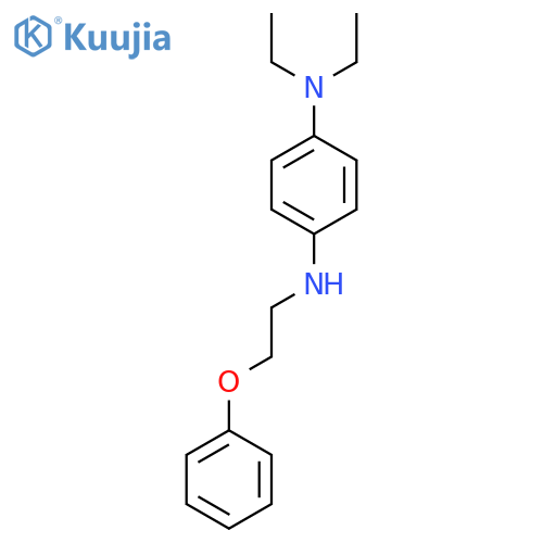 N1,N1-Diethyl-N4-(2-phenoxyethyl)-1,4-benzenediamine structure