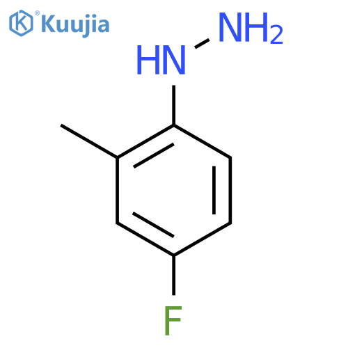 (4-Fluoro-2-methylphenyl)hydrazine structure