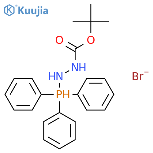 1-(t-butyloxycarbonyl)-2-triphenylphosphoniumhydrazine bromide structure