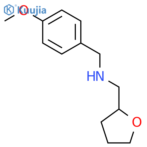 (4-methoxybenzyl)(tetrahydrofuran-2-ylmethyl)amine structure