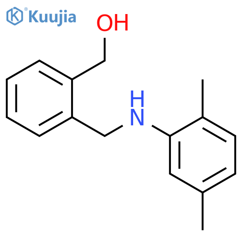 {2-(2,5-Dimethyl-phenylamino)-methyl-phenyl}-methanol structure