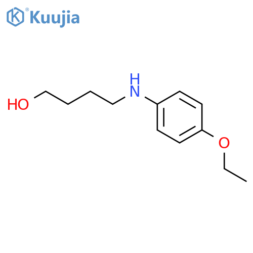 4-(4-ethoxy-phenylamino)-butan-1-ol structure
