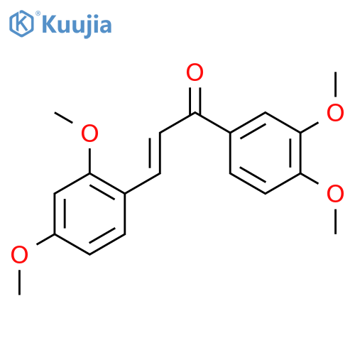 2-Propen-1-one, 3-(2,4-dimethoxyphenyl)-1-(3,4-dimethoxyphenyl)-,(2E)- structure