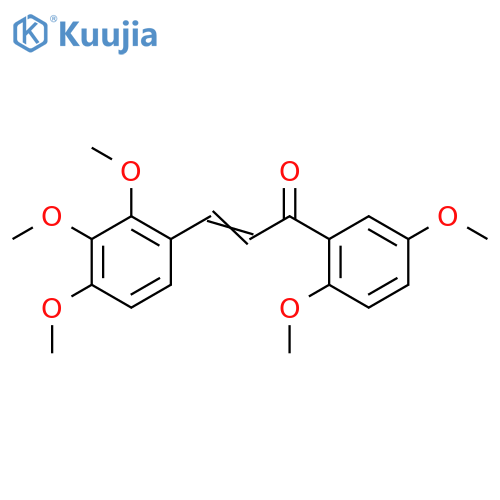 1-(2,5-Dimethoxyphenyl)-3-(2,3,4-trimethoxyphenyl)prop-2-en-1-one structure