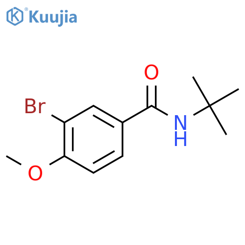 N-t-Butyl 3-bromo-4-methoxybenzamide structure