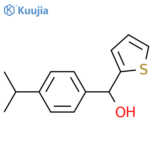 (4-propan-2-ylphenyl)-thiophen-2-ylmethanol structure
