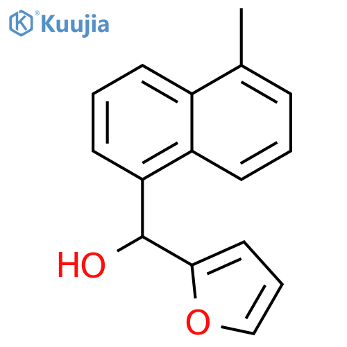 (5-methylfuran-2-yl)-naphthalen-1-ylmethanol structure