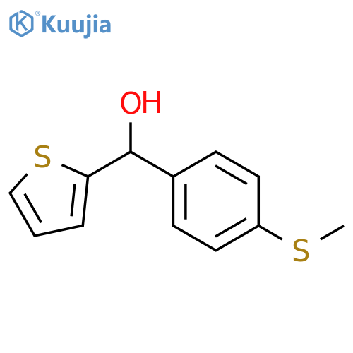 (4-methylsulfanylphenyl)-thiophen-2-ylmethanol structure