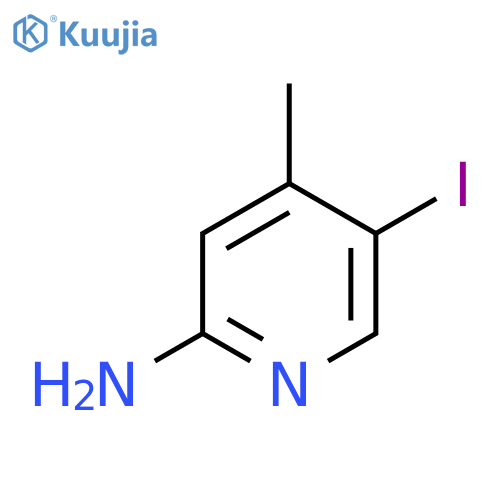2-Amino-5-iodo-4-methylpyridine structure