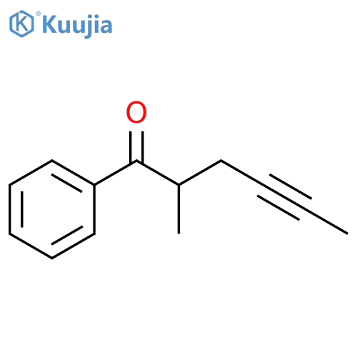 4-Hexyn-1-one, 2-methyl-1-phenyl- structure