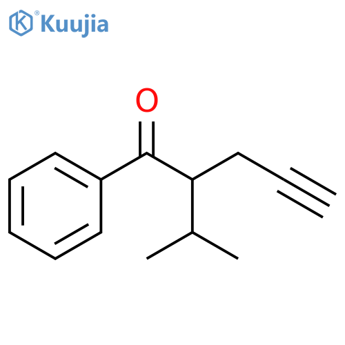 4-Pentyn-1-one, 2-(1-methylethyl)-1-phenyl- structure