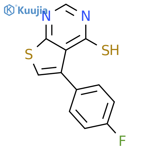 5-(4-Fluorophenyl)thieno2,3-dpyrimidine-4-thiol structure