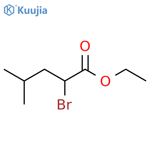 Ethyl 2-bromo-4-methylpentanoate structure