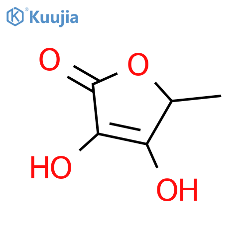 3,4-dihydroxy-5-methyl-2,5-dihydrofuran-2-one structure