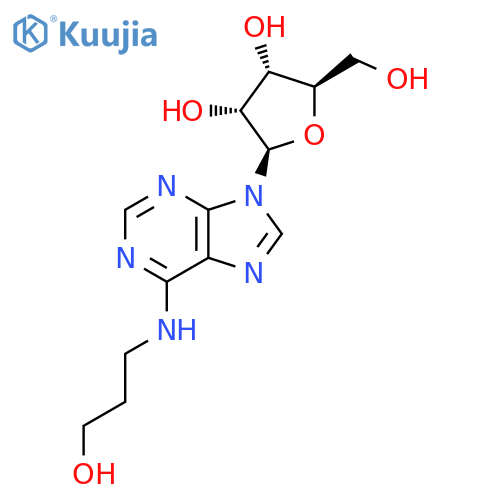 N-(3-Hydroxypropyl)adenosine structure