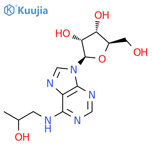 Adenosine, N-(2-hydroxypropyl)- structure