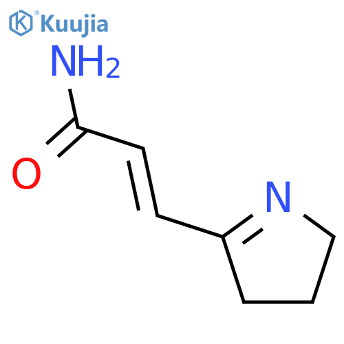 (e)-3-(3,4-dihydro-2h-pyrrol-5-yl)prop-2-enamide structure