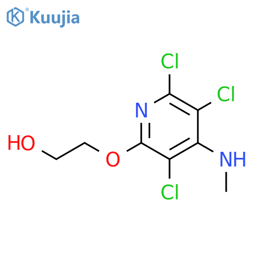 Ethanol, 2-[[3,5,6-trichloro-4-(methylamino)-2-pyridinyl]oxy]- structure