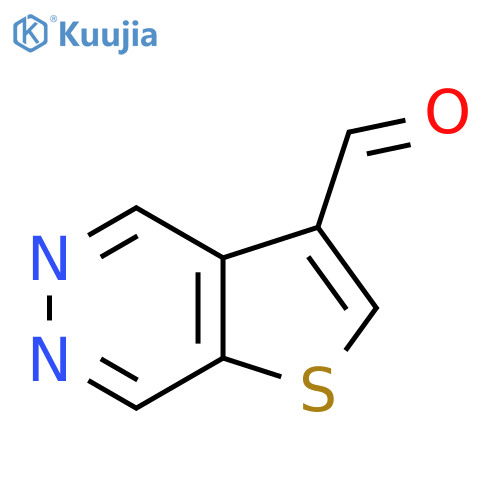 Thieno[2,3-d]pyridazine-3-carbaldehyde structure