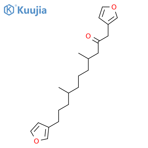1,11-di(3-furyl)-4,8-dimethylundecanone structure