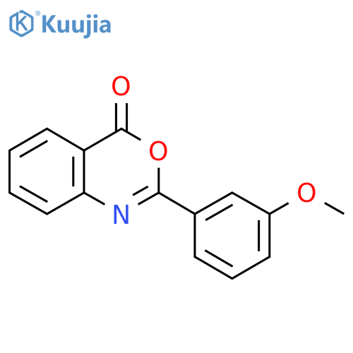 4H-3,1-Benzoxazin-4-one, 2-(3-methoxyphenyl)- structure