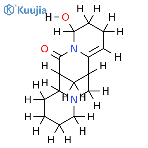 4-hydroxy-3,4,7,7a,8,9,10,11,13,14-decahydro-2H-7,14-methano-dipyrido[1,2-a;1',2'-e][1,5]diazocin-6-one structure