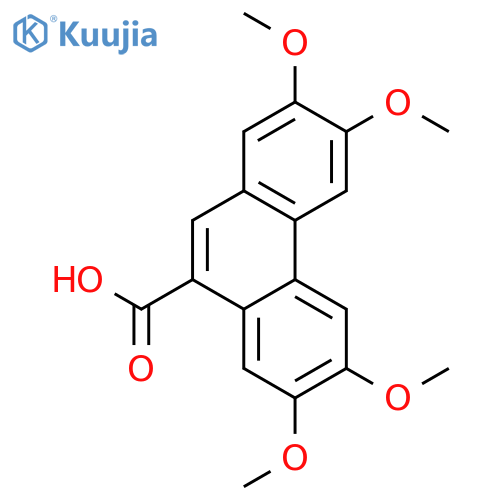 2,3,6,7-Tetramethoxy-9-phenanthrenecarboxylic Acid structure