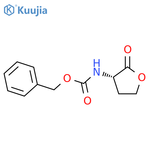 (S)-Benzyl (2-Oxotetrahydrofuran-3-yl)carbamate structure