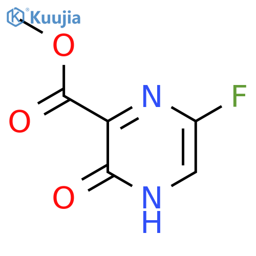 6-Fluoro-3-oxo-3,4-dihydro-2-pyrazinecarboxylic Acid Methyl Ester structure