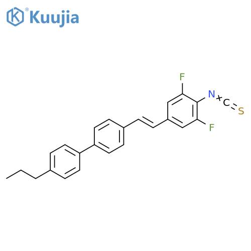 1,1'-Biphenyl,4-[(1E)-2-(3,5-difluoro-4-isothiocyanatophenyl)ethenyl]-4'-propyl- structure