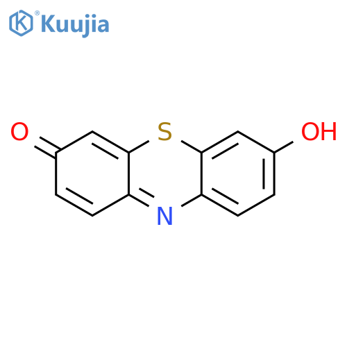 7-hydroxy-3H-phenothiazin-3-one structure