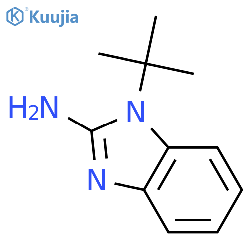 1-tert-butyl-1H-1,3-benzodiazol-2-amine structure