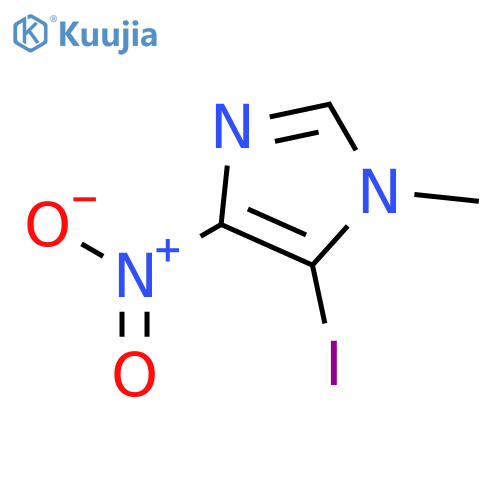 1H-Imidazole,5-iodo-1-methyl-4-nitro- structure
