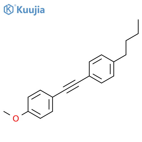 1-Butyl-4-2-(4-methoxyphenyl)ethynylbenzene structure