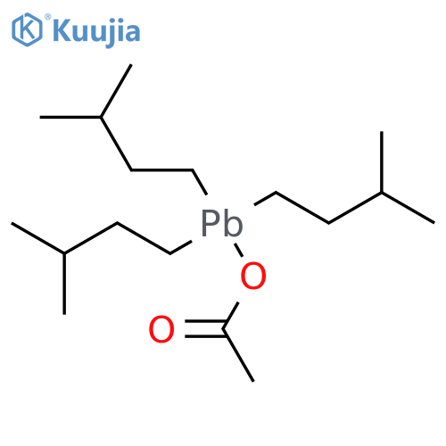 Tris(3-methylbutyl)plumbyl Acetate structure
