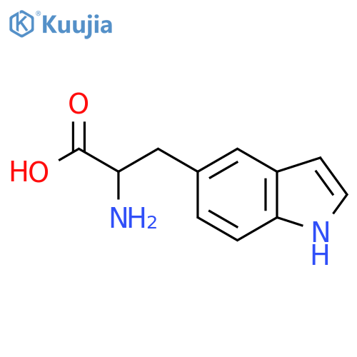 1H-Indole-5-propanoic acid, alpha-amino- structure