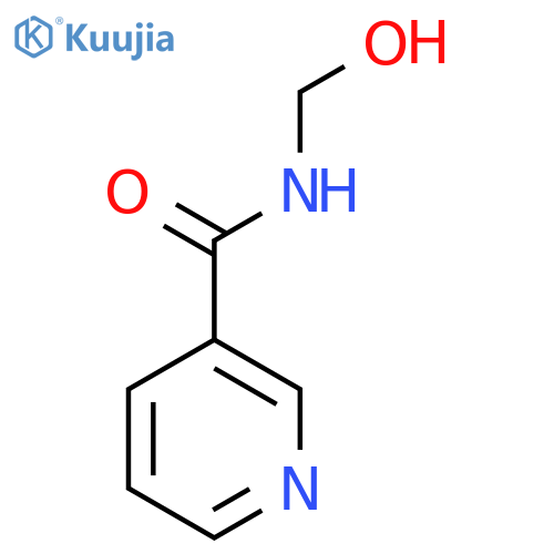 N-(Hydroxymethyl)nicotinamide structure