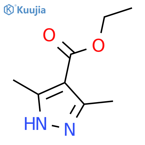 Ethyl 3,5-dimethyl-1H-pyrazole-4-carboxylate structure