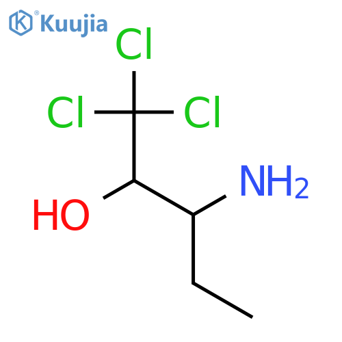 3-amino-1,1,1-trichloropentan-2-ol structure
