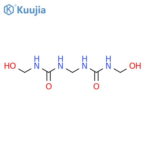 Urea, N,N''-methylenebis[N'-(hydroxymethyl)- structure