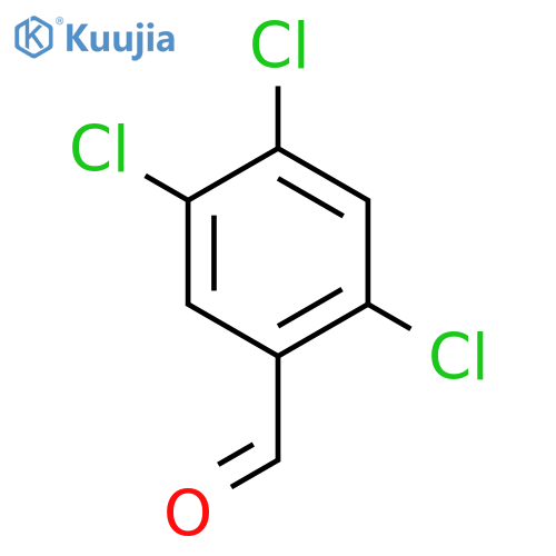 2,4,5-trichlorobenzaldehyde structure