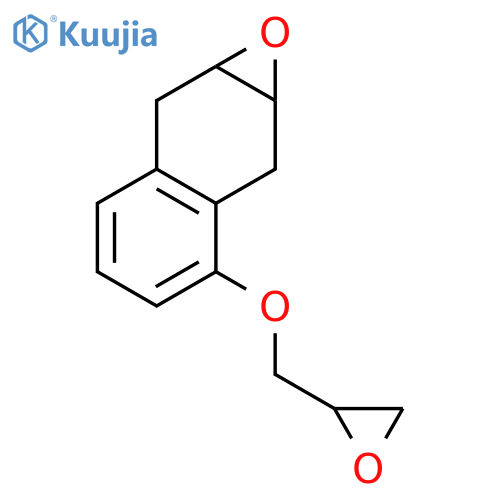 Naphth[2,3-b]oxirene, 1a,2,7,7a-tetrahydro-3-(oxiranylmethoxy)- structure