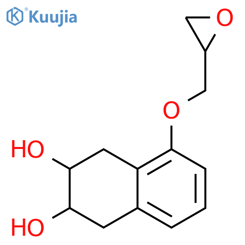 cis-1,2,3,4-Tetrahydro-5-(oxiranylmethoxy)-2,3-naphthalenediol structure