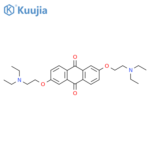 2,6-Bis(2-(diethylamino)ethoxy)anthraquinone structure