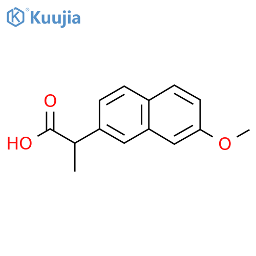 2-(7-methoxynaphthalen-2-yl)propanoic Acid structure