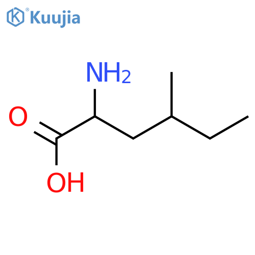 2-amino-4-methylhexanoic acid structure