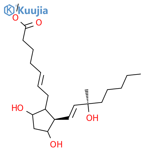 Prosta-5,13-dien-1-oicacid, 9,11,15-trihydroxy-15-methyl-, methyl ester, (5Z,9a,11a,13E,15R)- structure