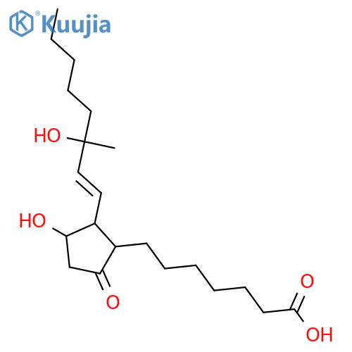 Prost-13-en-1-oic acid,11,15-dihydroxy-15-methyl-9-oxo-, (11a,13E,15S)- (9CI) structure