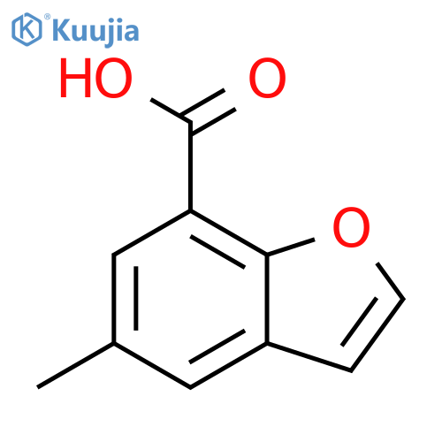 5-methyl-1-benzofuran-7-carboxylic acid structure